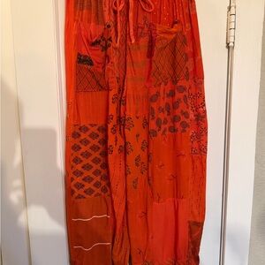 Bohemian Patchwork Haram Pants